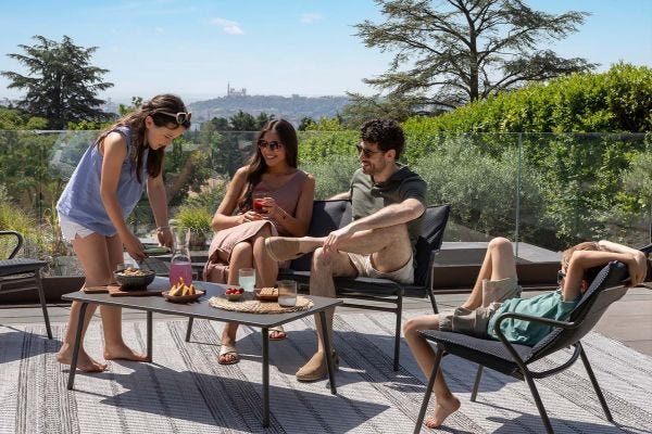 Conjunto de jardín Vence Lafuma Mobilier