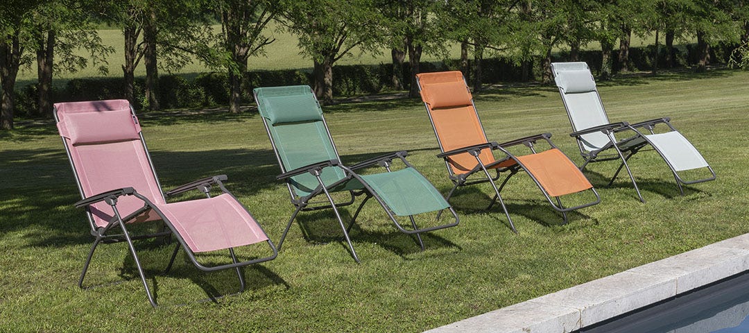 Sillones Relax de Lafuma Mobilier, colección Pistil – confort y estilo para balcones, terrazas y patios