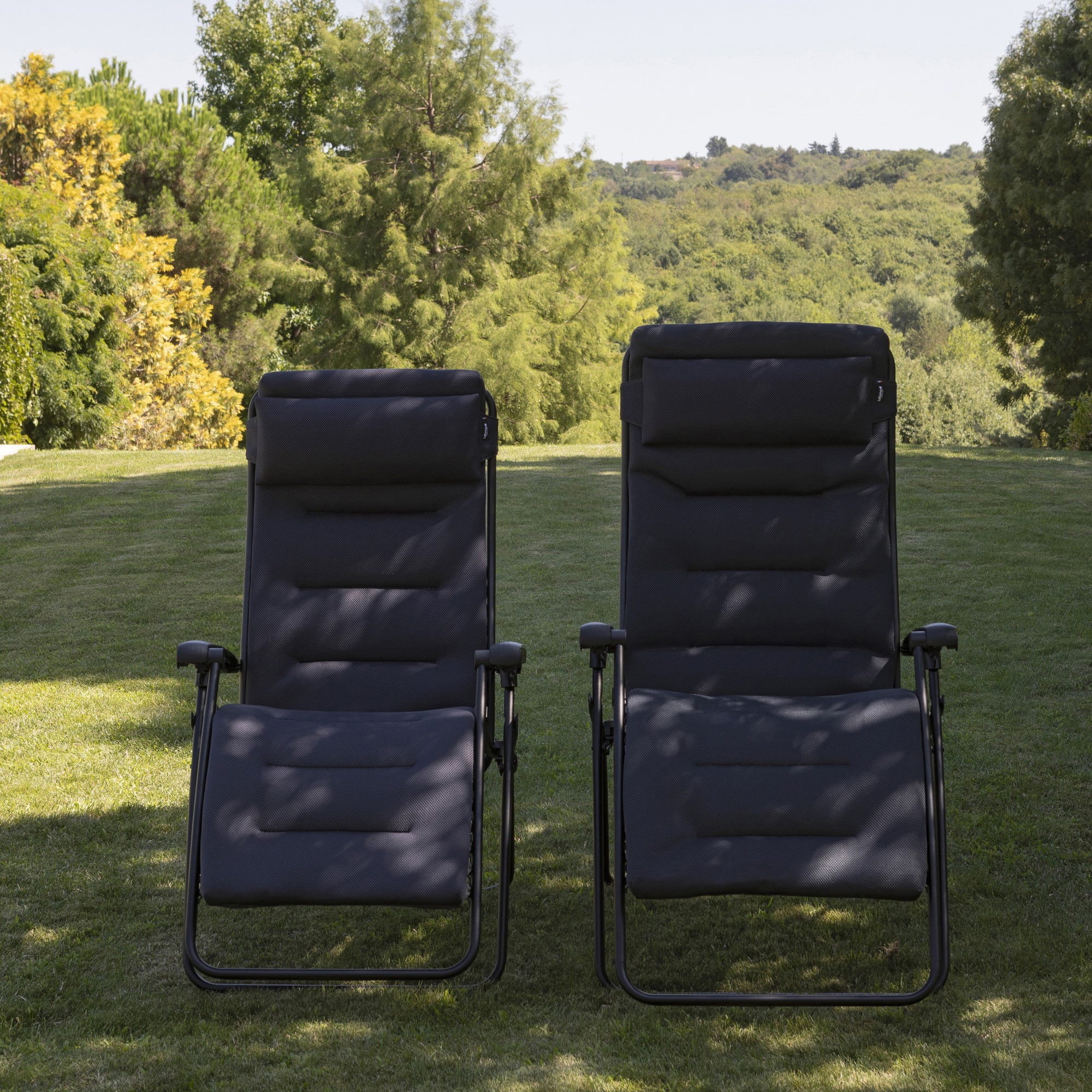 Butaca Relax acolchada gravedad cero - Rsx Clip - AirComfort® - Negro Acier