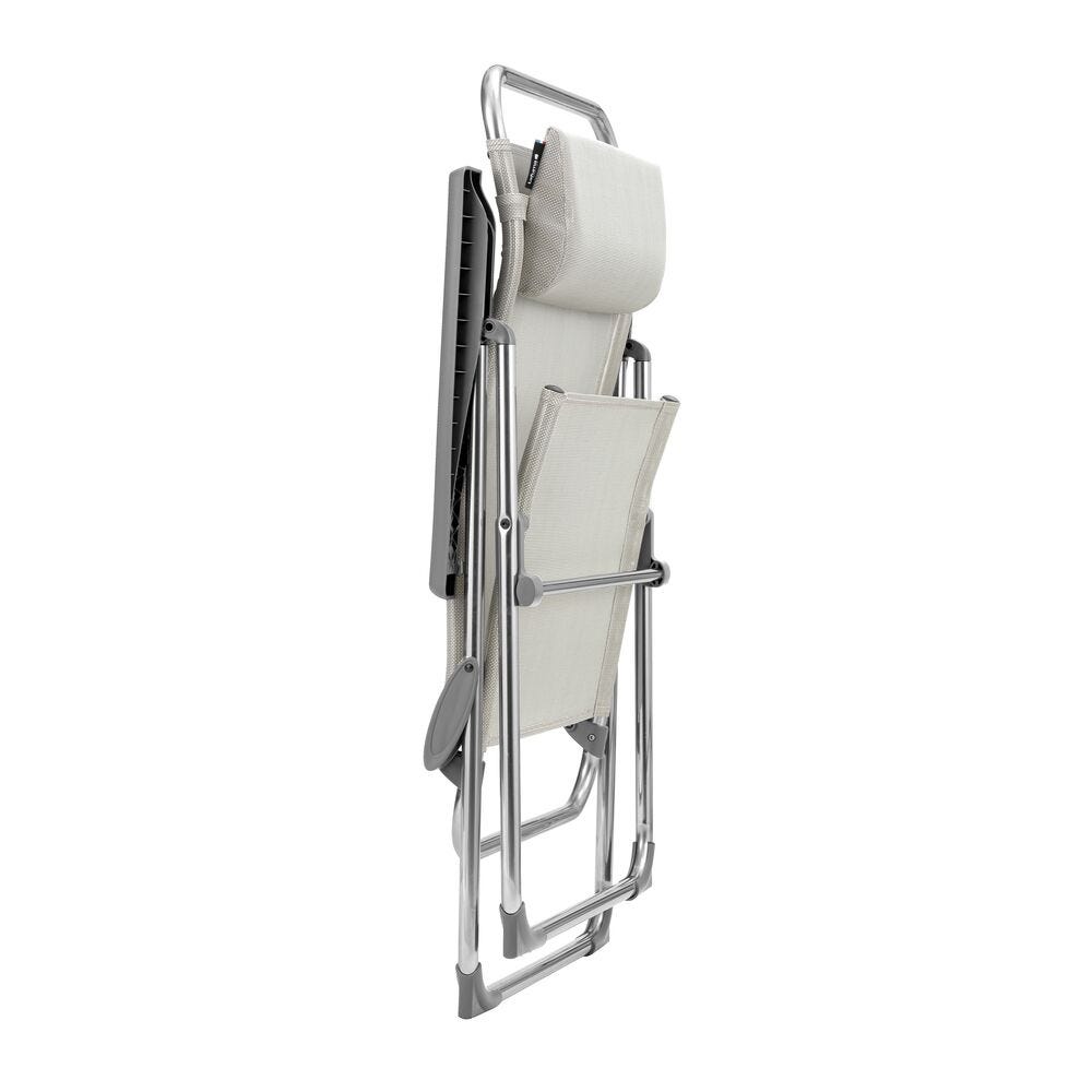 Butaca plegable multi-posición XL - Alu Cham XL - Batyline® Iso - Beige Seigle